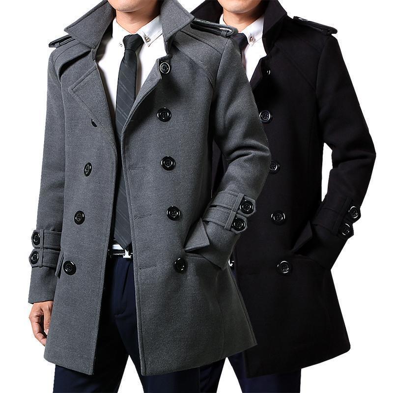 Coats & Jackets | Mens/Womens Oversized Caban Coat Clothing Black