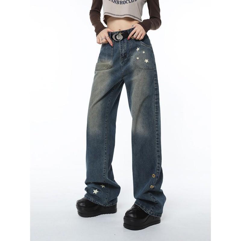 Jeans & Trousers | Mens Distressed Jeans Clothing Greencast Indigo