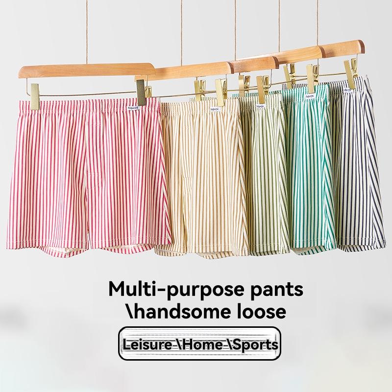 Jeans & Trousers | Mens Striped Shorts Clothing Jeans & Trousers