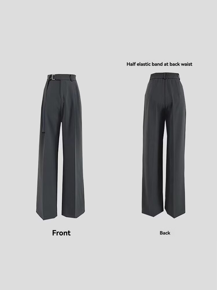 Jeans & Trousers | Womens Pleated Trousers Clothing Grey