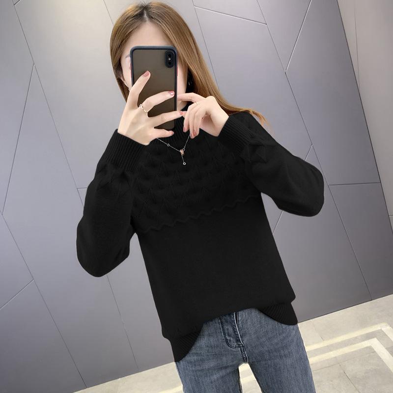 Knitwear | Mens High-Neck Virgin Wool Sweater Clothing Knitwear