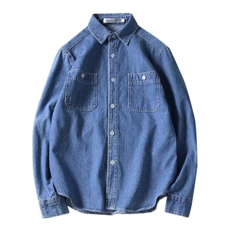 Shirts | Mens Denim Shirt Clothing Blue