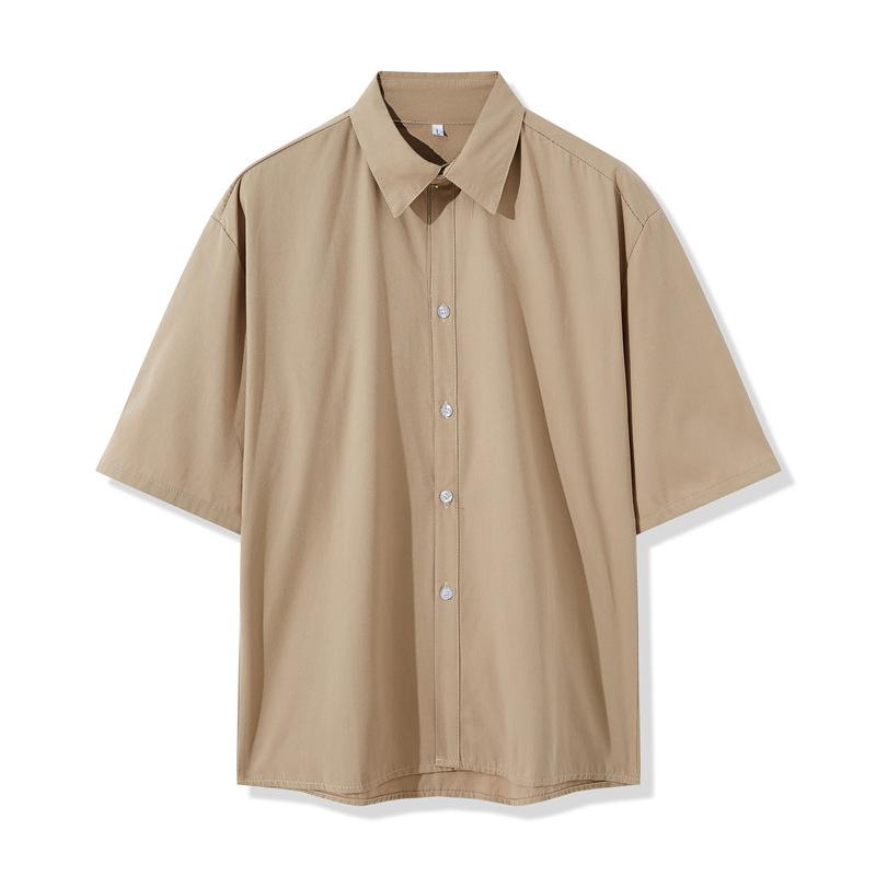 Shirts | Mens Point Collar Shirt Clothing Camel