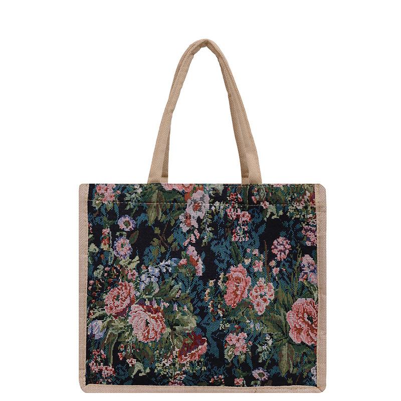 Shoulder Bags | Mens/Womens Cabas Shopping Bag Large Bags Green floral