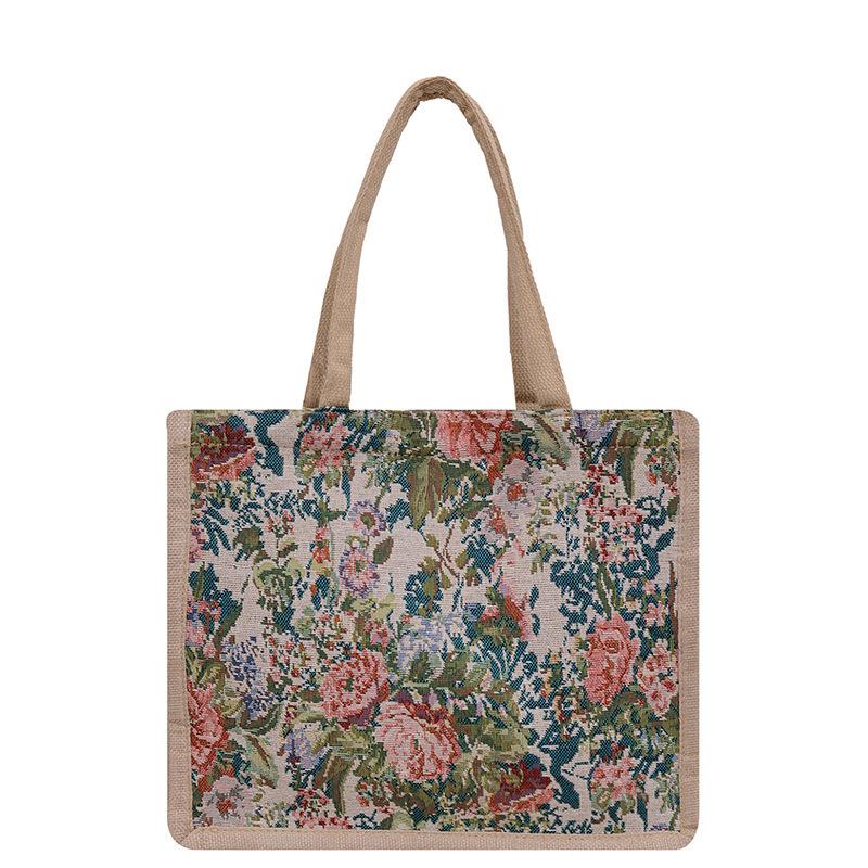 Shoulder Bags | Mens/Womens Cabas Shopping Bag Large Bags Ivory floral