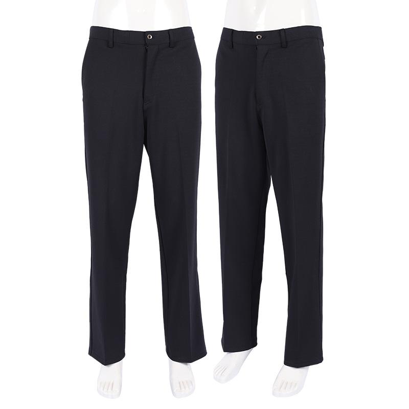 Jeans & Trousers | Mens Pleated Trousers Clothing Black