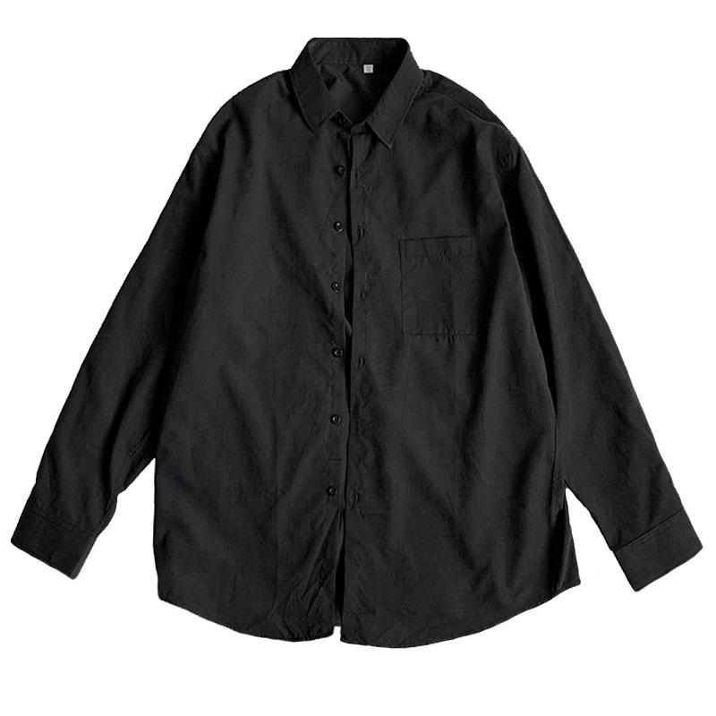 Shirts | Mens Padded Satin Cotton Shirt Clothing Black